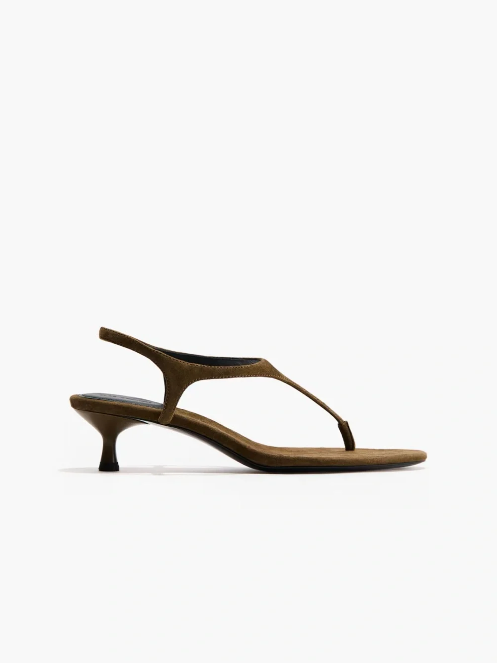 NWT H&M Limited Edition Heeled Leather Suede Sandals